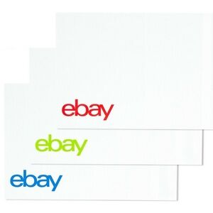 200 Ebay brand Polymailer Envelopes 100-9" x 11.5"  & 100-6.25" x 8.5"